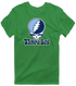 Tampa Bay Baseball Stealie Grateful Dead T-Shirt — Tampa Bay Rays — Irish Green
