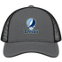 Tampa Bay Baseball Stealie Grateful Dead Trucker Cap — Tampa Bay Rays — Charcoal/Black