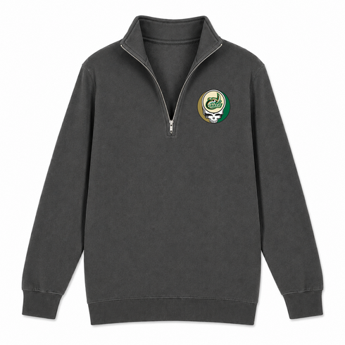 UNC Charlotte - Premium Grateful Dead Quarter-Zip Pullover - Charcoal - 6