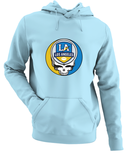 Los Angeles Football - Premium Grateful Dead Hoodie - Light Blue - 1