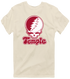 Temple Stealie Premium Unisex T-Shirt — Design: Temple University — Sand