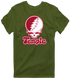 Temple Stealie Premium Unisex T-Shirt — Design: Temple University — Military Green