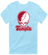 Temple Stealie Premium Unisex T-Shirt — Design: Temple University — Light Blue