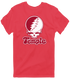 Temple Stealie Premium Unisex T-Shirt — Design: Temple University — Heather Red