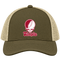 Temple Stealie Premium Unisex Trucker Cap — Design: Temple University — Moss/Khaki