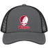Temple Stealie Premium Unisex Trucker Cap — Design: Temple University — Charcoal/Black