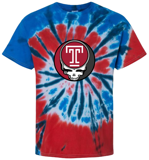 Temple University Stealie Tie-Dye T-Shirt