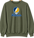 Chatanooga Stealie Premium Unisex Crewneck — Design: Tennesee Chatanooga — Military Green