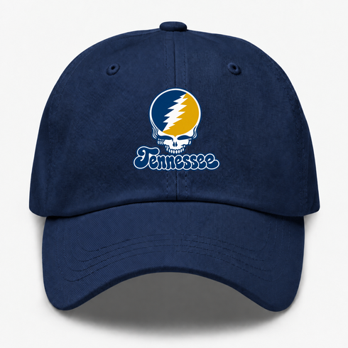 Chatanooga Stealie Premium Unisex Dad Hat — Design: Tennesee Chatanooga — Navy