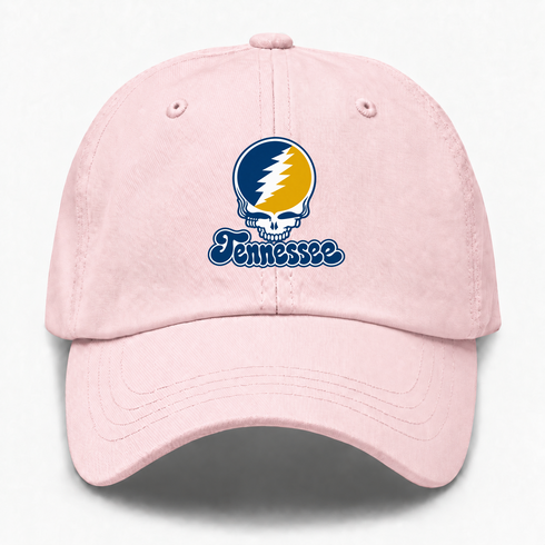 Chatanooga Stealie Premium Unisex Dad Hat — Design: Tennesee Chatanooga — Pink