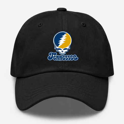 Chatanooga Stealie Premium Unisex Dad Hat — Design: Tennesee Chatanooga — Black