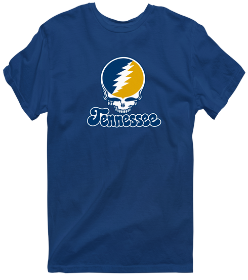 Chatanooga Stealie Premium Unisex T-Shirt — Design: Tennesee Chatanooga — Navy