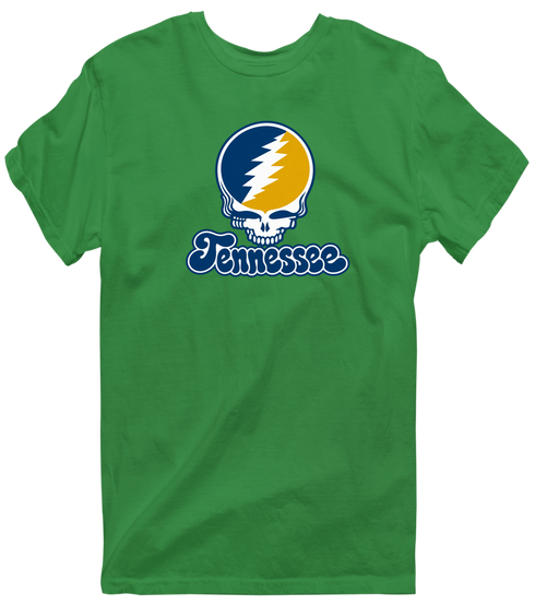 Tennessee Stealie Premium Unisex T-Shirt — Design: Tennessee at Chattanooga University of — Irish Green