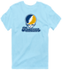 Tennessee Stealie Premium Unisex T-Shirt — Design: Tennessee at Chattanooga University of — Light Blue