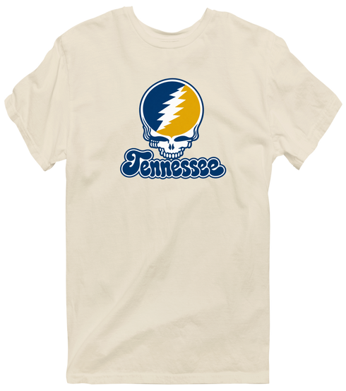 Tennessee Stealie Premium Unisex T-Shirt — Design: Tennessee at Chattanooga University of — Sand