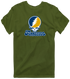 Tennessee Stealie Premium Unisex T-Shirt — Design: Tennessee at Chattanooga University of — Military Green