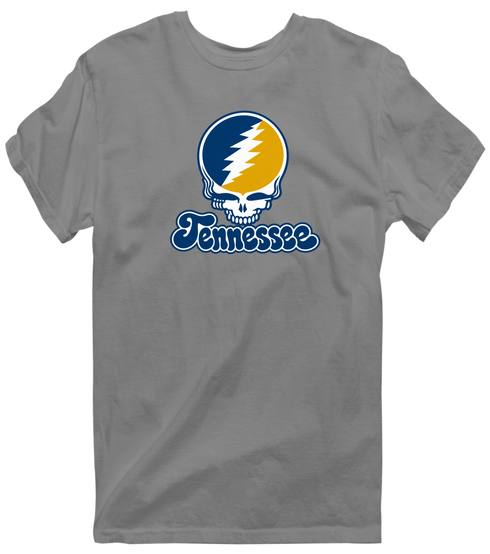 Tennessee Stealie Premium Unisex T-Shirt — Design: Tennessee at Chattanooga University of — Dark Heather