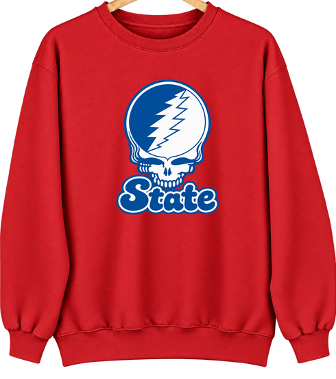 Tennessee Stealie Premium Unisex Crewneck — Design: Tennessee State University — Red