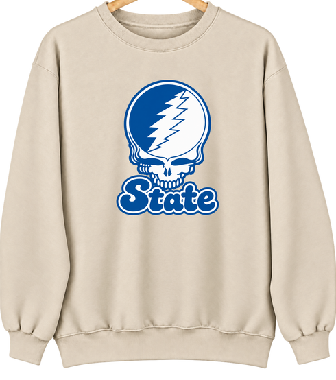 Tennessee Stealie Premium Unisex Crewneck — Design: Tennessee State University — Sand