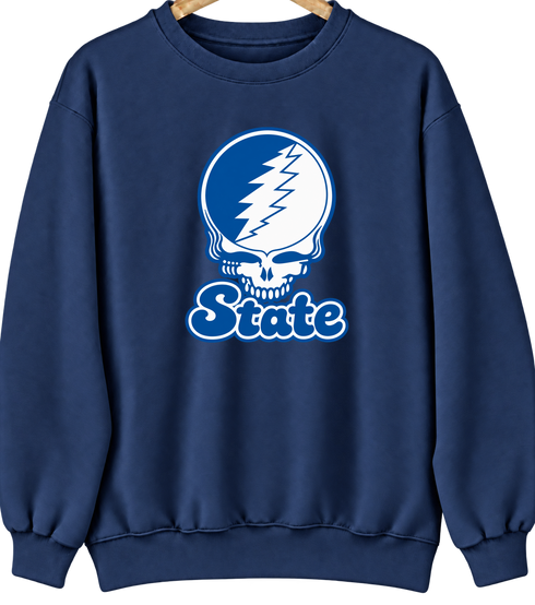 Tennessee Stealie Premium Unisex Crewneck — Design: Tennessee State University — Navy