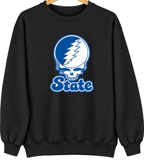 Tennessee Stealie Premium Unisex Crewneck — Design: Tennessee State University — Black