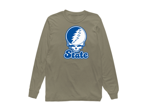 Tennessee Stealie Premium Unisex Long-Sleeve — Design: Tennessee State University — Sandstone