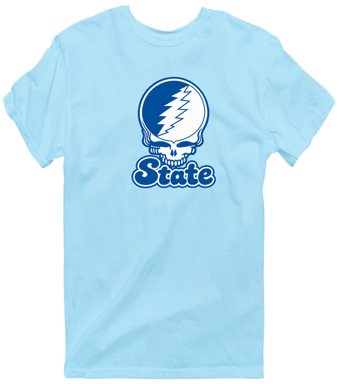 Tennessee Stealie Premium Unisex T-Shirt — Design: Tennessee State University — Light Blue