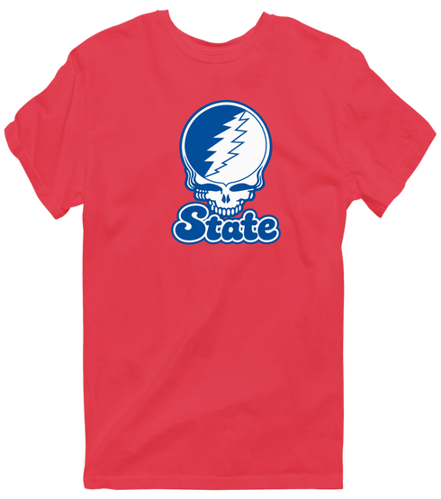 Tennessee Stealie Premium Unisex T-Shirt — Design: Tennessee State University — Heather Red