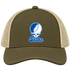 Tennessee Stealie Premium Unisex Trucker Cap — Design: Tennessee State University — Moss/Khaki