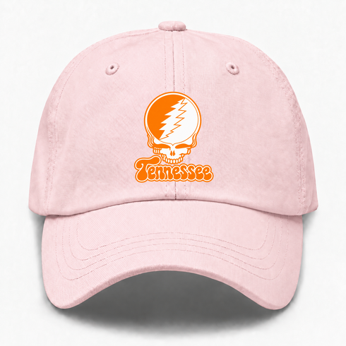 Tennessee Stealie Premium Unisex Dad Hat — Design: University of Knoxville — Pink