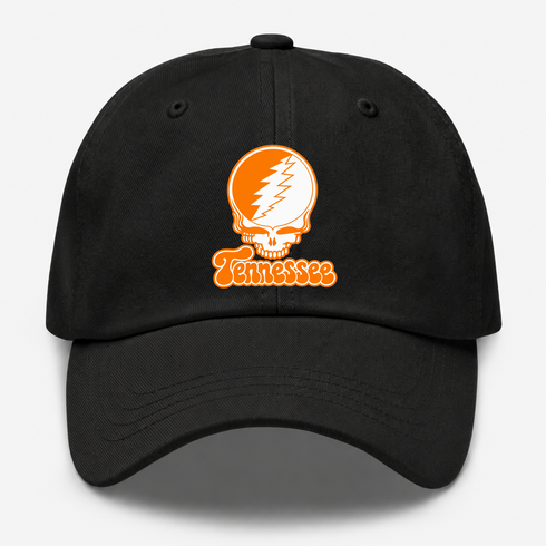 Tennessee Stealie Premium Unisex Dad Hat — Design: University of Knoxville — Black