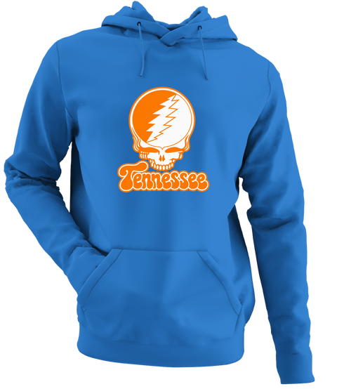 Tennessee Stealie Premium Unisex Hoodie — Design: University of Knoxville — Heather Royal