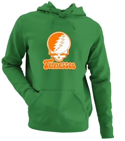 Tennessee Stealie Premium Unisex Hoodie — Design: University of Knoxville — Irish Green