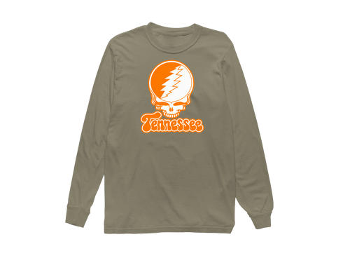 Tennessee Stealie Premium Unisex Long-Sleeve — Design: University of Knoxville — Sandstone