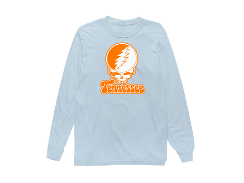 Tennessee Stealie Premium Unisex Long-Sleeve — Design: University of Knoxville — Chambray