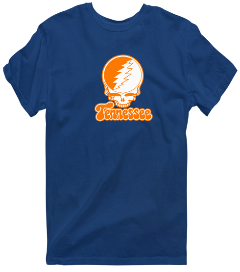 Tennessee Stealie Premium Unisex T-Shirt — Design: Tennessee Knoxville University of — Navy