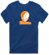 Tennessee Stealie Premium Unisex T-Shirt — Design: Tennessee Knoxville University of — Navy