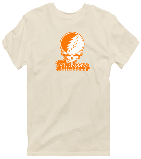 Tennessee Stealie Premium Unisex T-Shirt — Design: Tennessee Knoxville University of — Sand