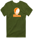 Tennessee Stealie Premium Unisex T-Shirt — Design: Tennessee Knoxville University of — Military Green