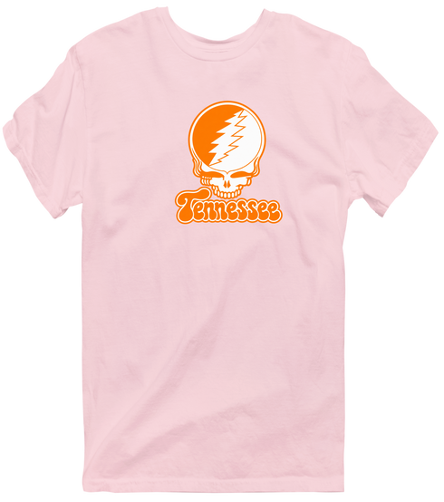 Tennessee Stealie Premium Unisex T-Shirt — Design: Tennessee Knoxville University of — Light Pink