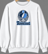 Tennessee Helmet Stealie Premium Unisex Crewneck — Tennessee Titans — White
