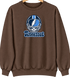 Tennessee Helmet Stealie Premium Unisex Crewneck — Tennessee Titans — Brown