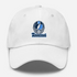 Tennessee Helmet Stealie Premium Unisex Dad Hat — Tennessee Titans — White