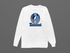 Tennessee Helmet Stealie Premium Unisex Long-Sleeve — Tennessee Titans — White