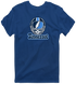 Tennessee Helmet Stealie Premium Unisex T-Shirt — Tennessee Titans — Navy