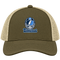 Tennessee Helmet Stealie Premium Unisex Trucker Cap — Tennessee Titans — Moss/Khaki