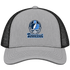 Tennessee Helmet Stealie Premium Unisex Trucker Cap — Tennessee Titans — Heather Grey/Black