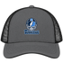 Tennessee Helmet Stealie Premium Unisex Trucker Cap — Tennessee Titans — Charcoal/Black