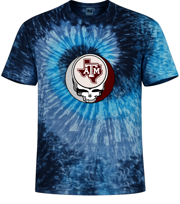 Texas A&M University Stealie Tie-Dye T-Shirt