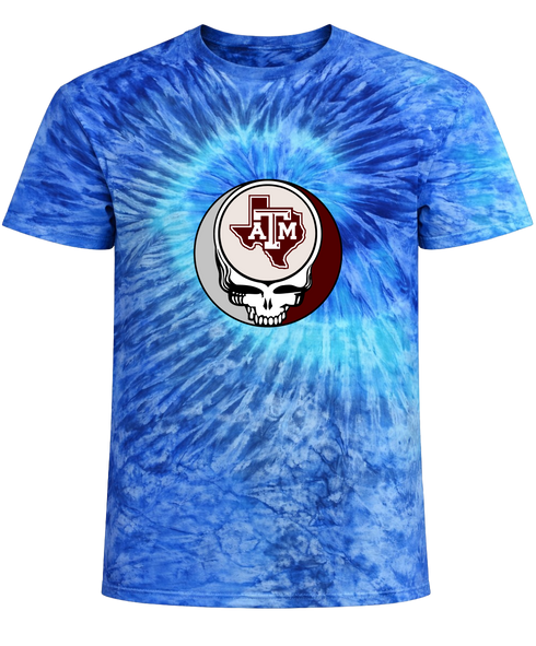Texas A&M University Stealie Tie-Dye T-Shirt